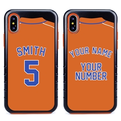 
Personalized Baseball Jersey Case for iPhone X / Xs – Hybrid – (Black Case)