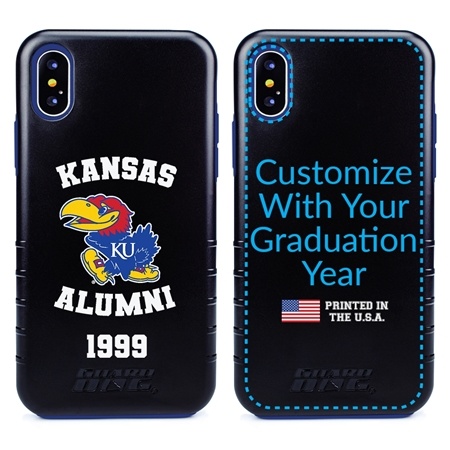Collegiate Alumni Case for iPhone X / XS – Hybrid Kansas Jayhawks
