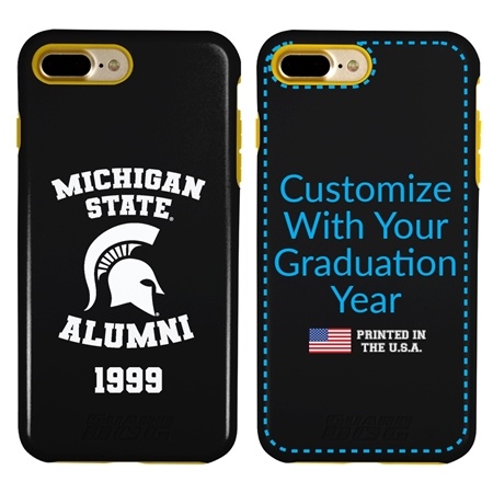 Collegiate Alumni Case for iPhone 7 Plus / 8 Plus – Hybrid Michigan State Spartans
