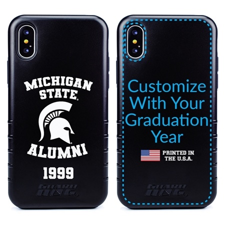 Collegiate Alumni Case for iPhone XS Max – Hybrid Michigan State Spartans
