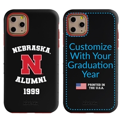 
Collegiate Alumni Case for iPhone 11 Pro Max – Hybrid Nebraska Cornhuskers