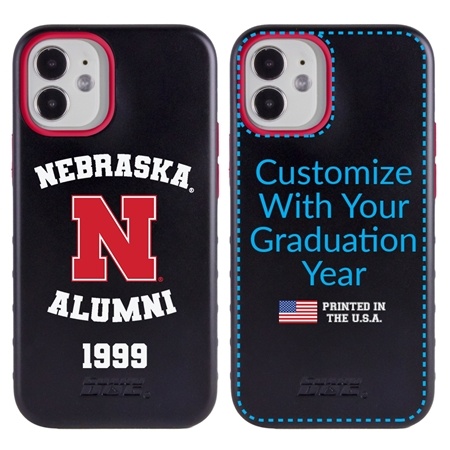 Collegiate Alumni Case for iPhone 12 Mini – Hybrid Nebraska Cornhuskers

