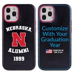 
Collegiate Alumni Case for iPhone 12 Pro Max – Hybrid Nebraska Cornhuskers