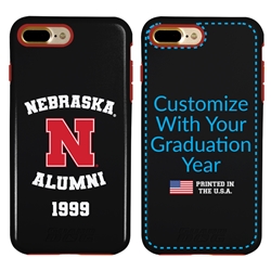 
Collegiate Alumni Case for iPhone 7 Plus / 8 Plus – Hybrid Nebraska Cornhuskers