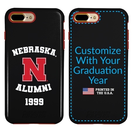 Collegiate Alumni Case for iPhone 7 Plus / 8 Plus – Hybrid Nebraska Cornhuskers
