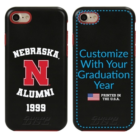 Collegiate Alumni Case for iPhone 7 / 8 / SE – Hybrid Nebraska Cornhuskers
