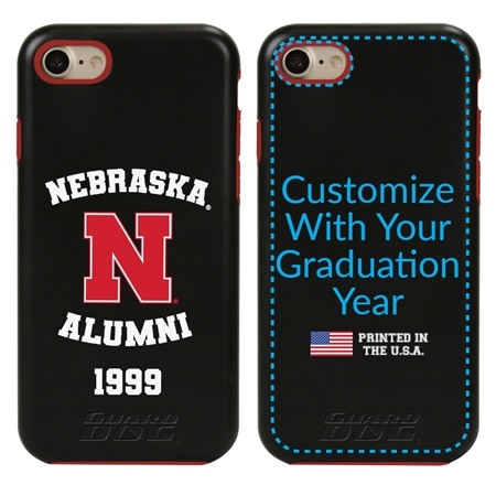 Collegiate Alumni Case for iPhone 7 / 8 / SE – Hybrid Nebraska Cornhuskers
