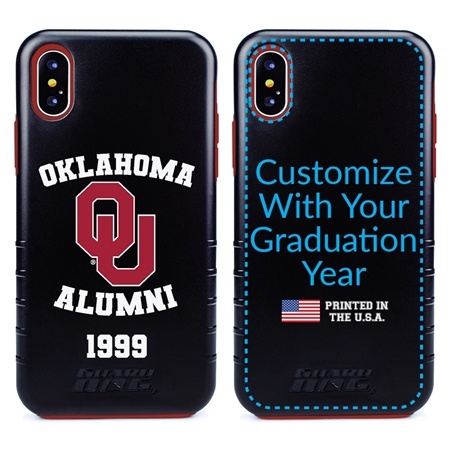 Collegiate Alumni Case for iPhone XS Max – Hybrid Oklahoma Sooners
