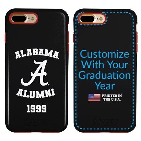 Collegiate Alumni Case for iPhone 7 Plus / 8 Plus – Hybrid Alabama Crimson Tide
