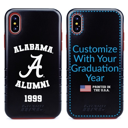 Collegiate Alumni Case for iPhone X / XS – Hybrid Alabama Crimson Tide
