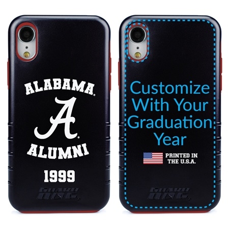 Collegiate Alumni Case for iPhone XR – Hybrid Alabama Crimson Tide

