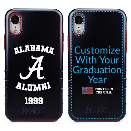 Collegiate Alumni Case for iPhone XR – Hybrid Alabama Crimson Tide
