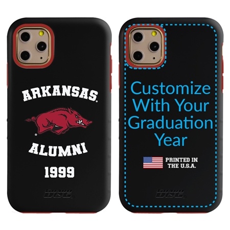 Collegiate Alumni Case for iPhone 11 Pro Max – Hybrid Arkansas Razorbacks
