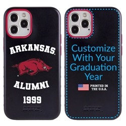 
Collegiate Alumni Case for iPhone 12 Pro Max – Hybrid Arkansas Razorbacks