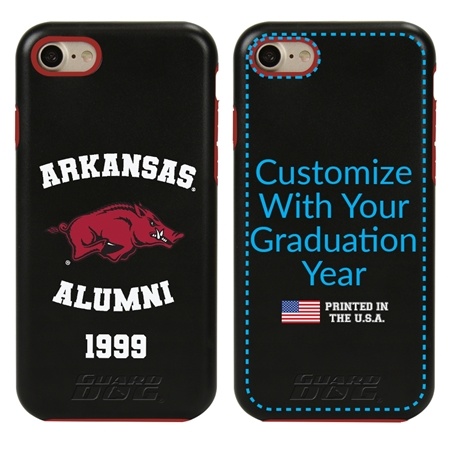 Collegiate Alumni Case for iPhone 7 / 8 / SE – Hybrid Arkansas Razorbacks
