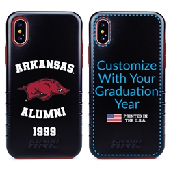 
Collegiate Alumni Case for iPhone X / XS – Hybrid Arkansas Razorbacks