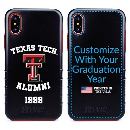 Collegiate Alumni Case for iPhone X / XS – Hybrid Texas Tech Red Raiders

