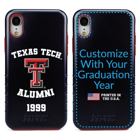 Collegiate Alumni Case for iPhone XR – Hybrid Texas Tech Red Raiders
