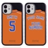 Personalized Baseball Jersey Case for iPhone 12 Mini – Hybrid – (Black Case)
