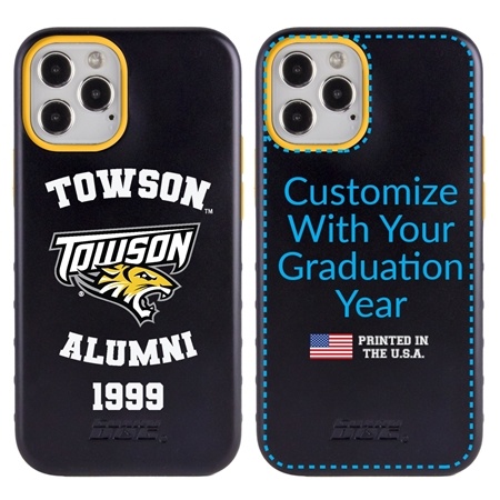 Collegiate Alumni Case for iPhone 12 / 12 Pro – Hybrid Towson Tigers
