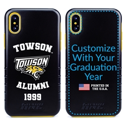 
Collegiate Alumni Case for iPhone X / XS – Hybrid Towson Tigers