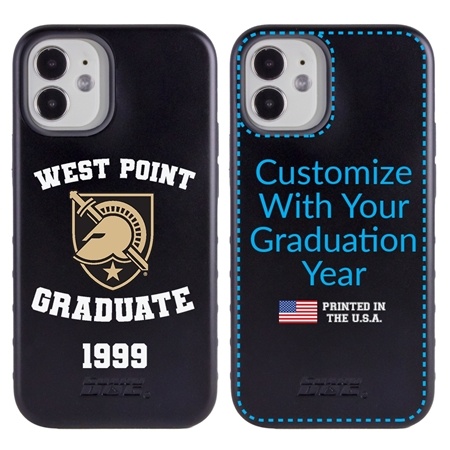Collegiate Alumni Case for iPhone 12 Mini – Hybrid West Point Black Knights
