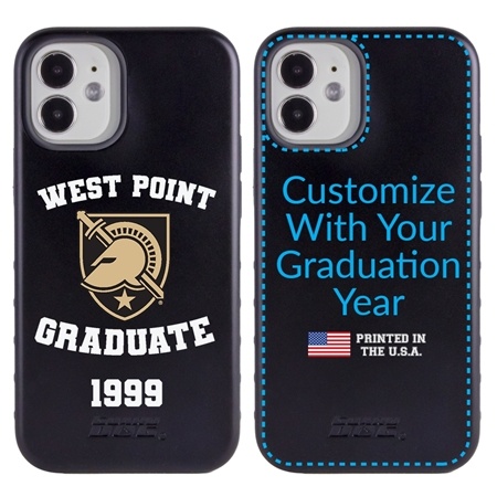 Collegiate Alumni Case for iPhone 12 Mini – Hybrid West Point Black Knights
