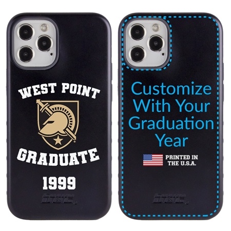Collegiate Alumni Case for iPhone 12 Pro Max – Hybrid West Point Black Knights
