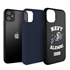 Collegiate Alumni Case for iPhone 7 / 8 / SE – Hybrid Navy Midshipmen
