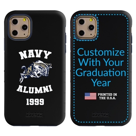 Collegiate Alumni Case for iPhone X / XS – Hybrid Navy Midshipmen
