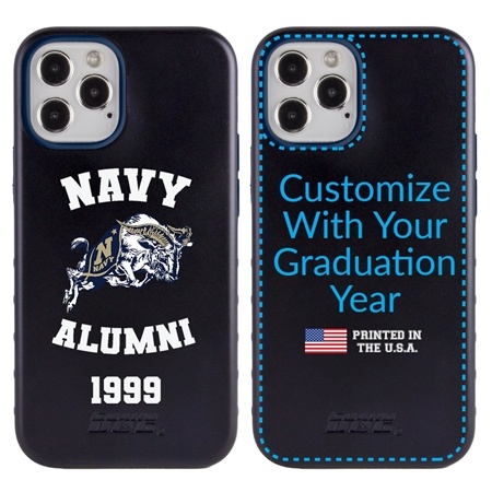Collegiate Alumni Case for iPhone XS Max – Hybrid Navy Midshipmen
