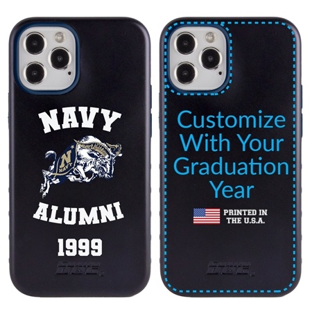 Collegiate Alumni Case for iPhone XS Max – Hybrid Navy Midshipmen
