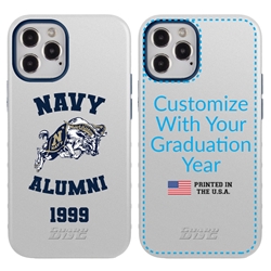 
Collegiate Alumni Case for iPhone 11 – Hybrid Navy Midshipmen