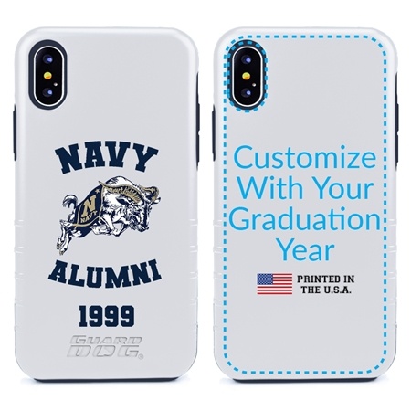 Collegiate Alumni Case for iPhone 12 Mini – Hybrid Navy Midshipmen
