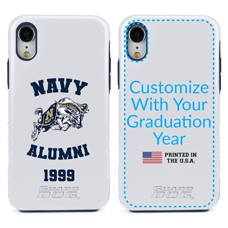 Collegiate Alumni Case for iPhone 12 / 12 Pro – Hybrid Navy Midshipmen
