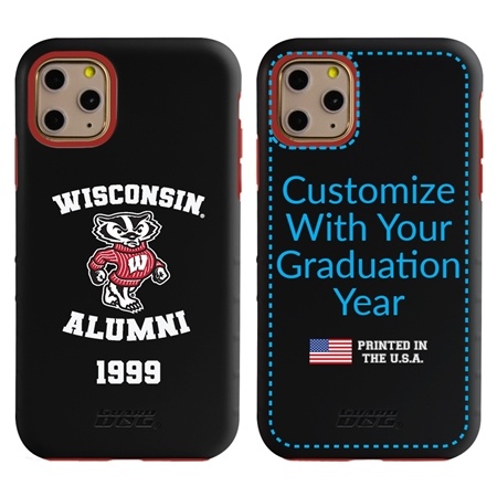 Collegiate Alumni Case for iPhone X / XS – Hybrid Wisconsin Badgers
