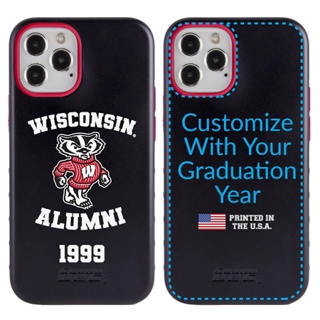 Collegiate Alumni Case for iPhone XS Max – Hybrid Wisconsin Badgers
