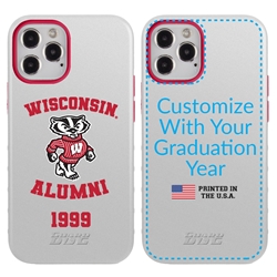 
Collegiate Alumni Case for iPhone 11 – Hybrid Wisconsin Badgers