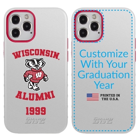 Collegiate Alumni Case for iPhone 11 – Hybrid Wisconsin Badgers
