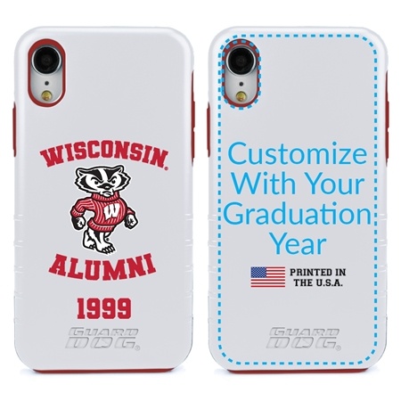 Collegiate Alumni Case for iPhone 12 / 12 Pro – Hybrid Wisconsin Badgers
