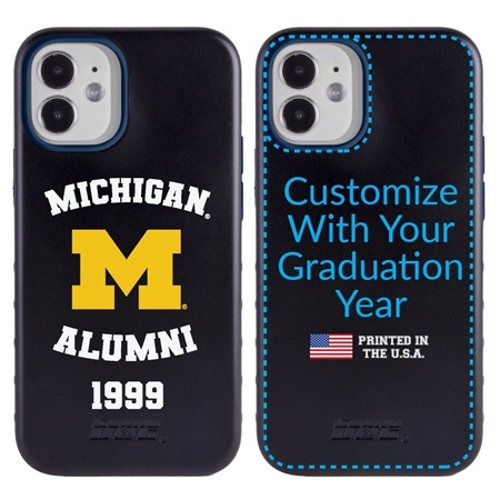 Collegiate Alumni Case for iPhone 12 Mini – Hybrid Michigan Wolverines
