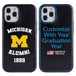 
Collegiate Alumni Case for iPhone 12 Pro Max – Hybrid Michigan Wolverines