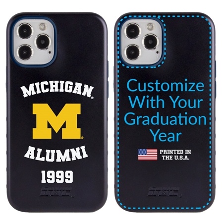 Collegiate Alumni Case for iPhone 12 Pro Max – Hybrid Michigan Wolverines
