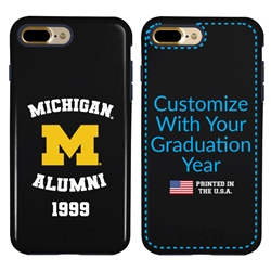 
Collegiate Alumni Case for iPhone 7 Plus / 8 Plus – Hybrid Michigan Wolverines