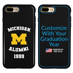 
Collegiate Alumni Case for iPhone 7 Plus / 8 Plus – Hybrid Michigan Wolverines