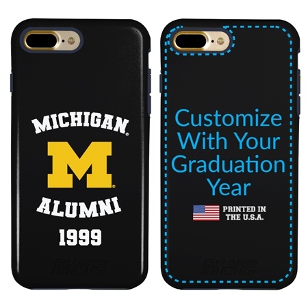 Collegiate Alumni Case for iPhone 7 Plus / 8 Plus – Hybrid Michigan Wolverines

