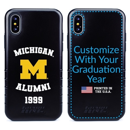 Collegiate Alumni Case for iPhone XS Max – Hybrid Michigan Wolverines
