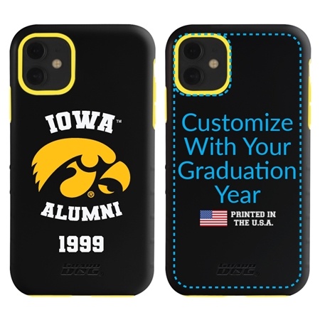 Collegiate Alumni Case for iPhone 11 – Hybrid Iowa Hawkeyes
