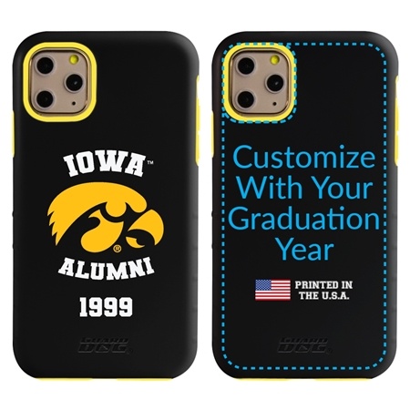 Collegiate Alumni Case for iPhone 11 Pro Max – Hybrid Iowa Hawkeyes
