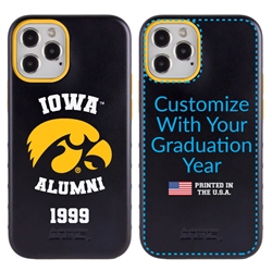 
Collegiate Alumni Case for iPhone 12 Pro Max – Hybrid Iowa Hawkeyes